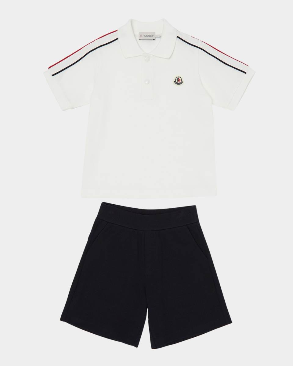 Boy's Polo Shirt W/ Shorts Set, Size 4-
